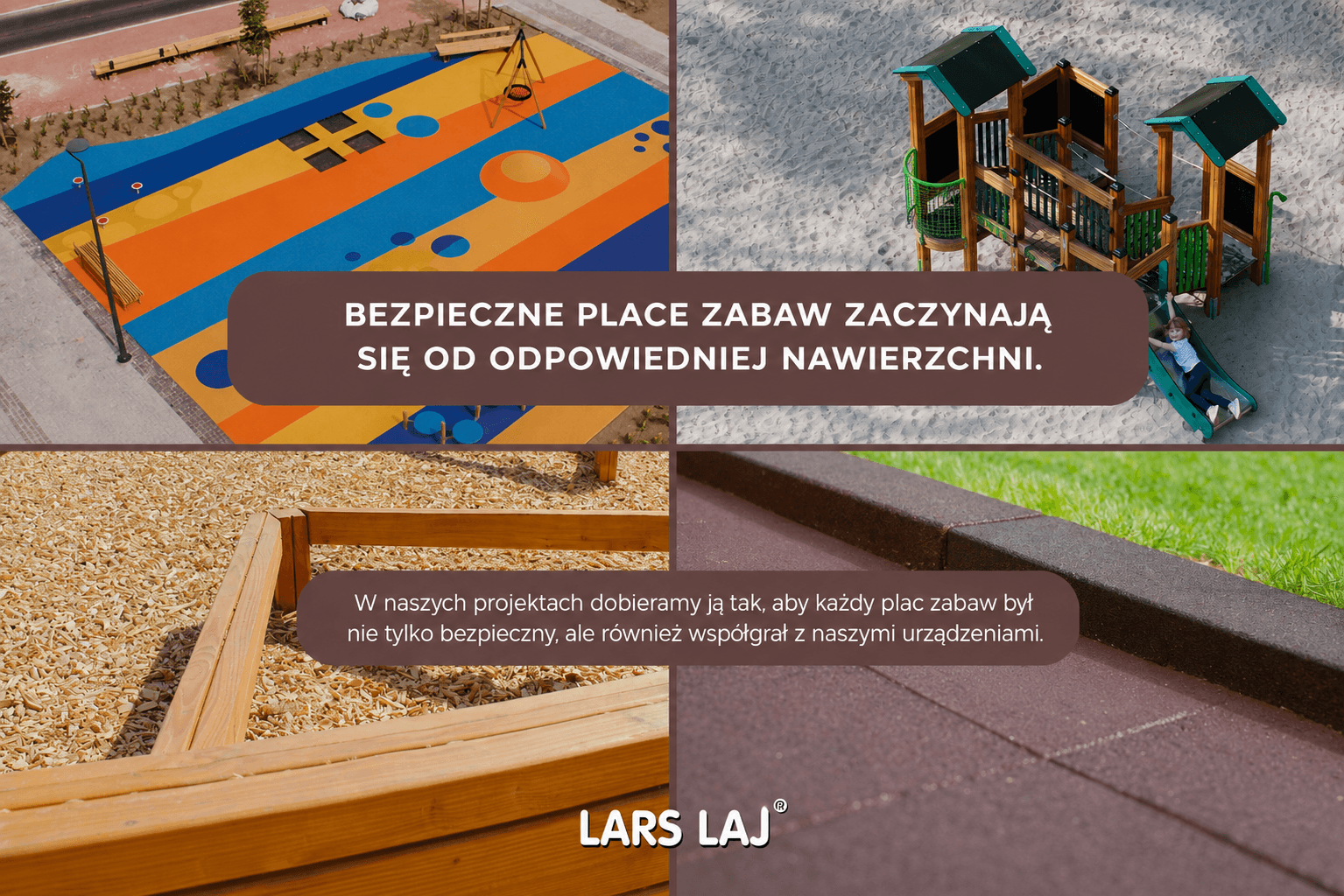 Bezpieczny plac zabaw zaczyna się od odpowiedniej nawierzchni