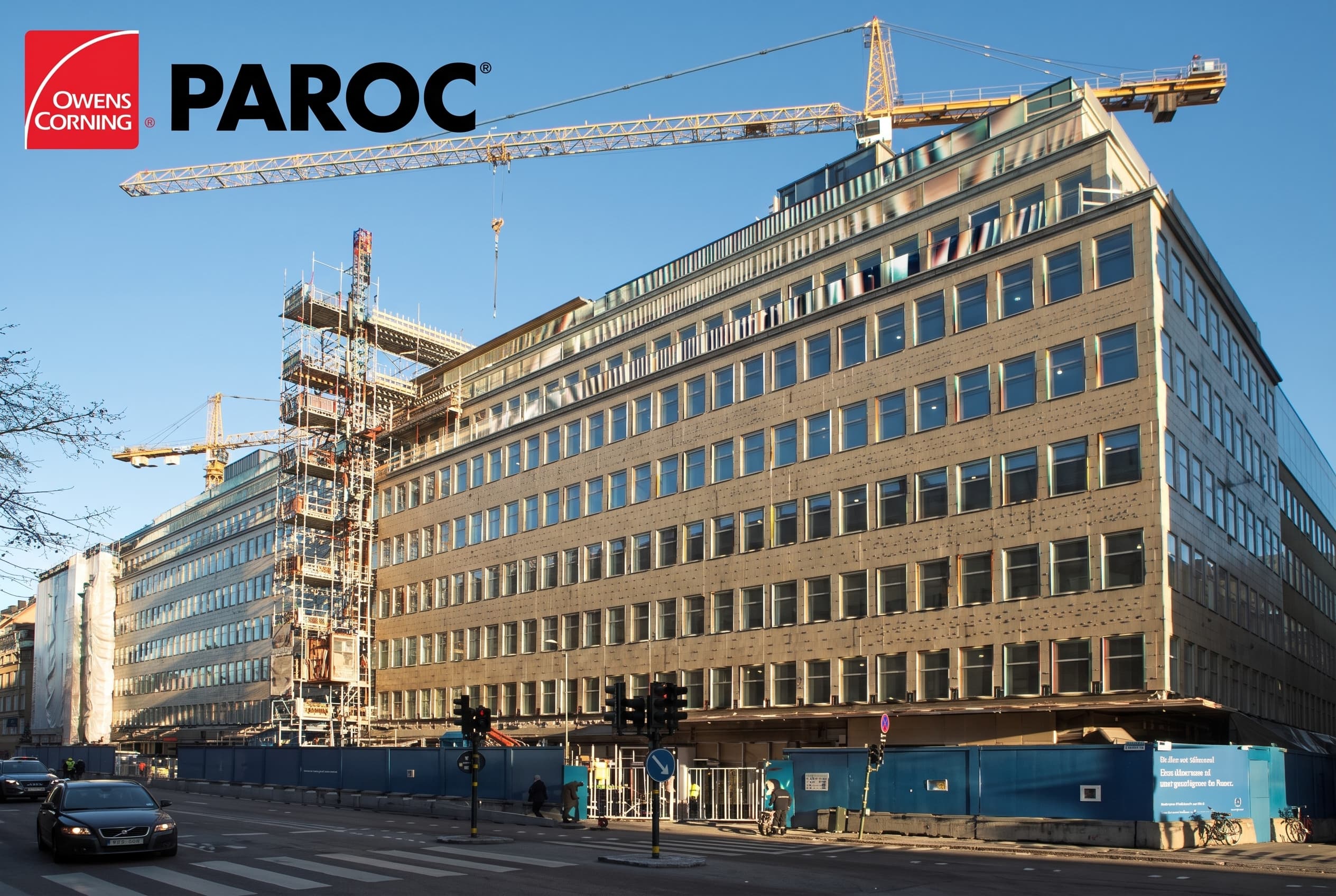 Jesienna pogoda nie musi oznaczać przestojów. Pracuj płynnie z hydrofobową wełną PAROC.