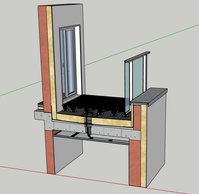 Taras na dachu/stropodach