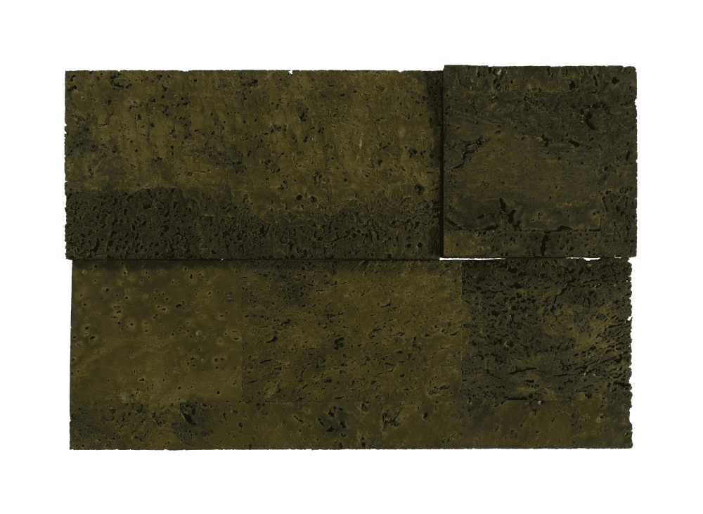 Cork Bricks 3D Green