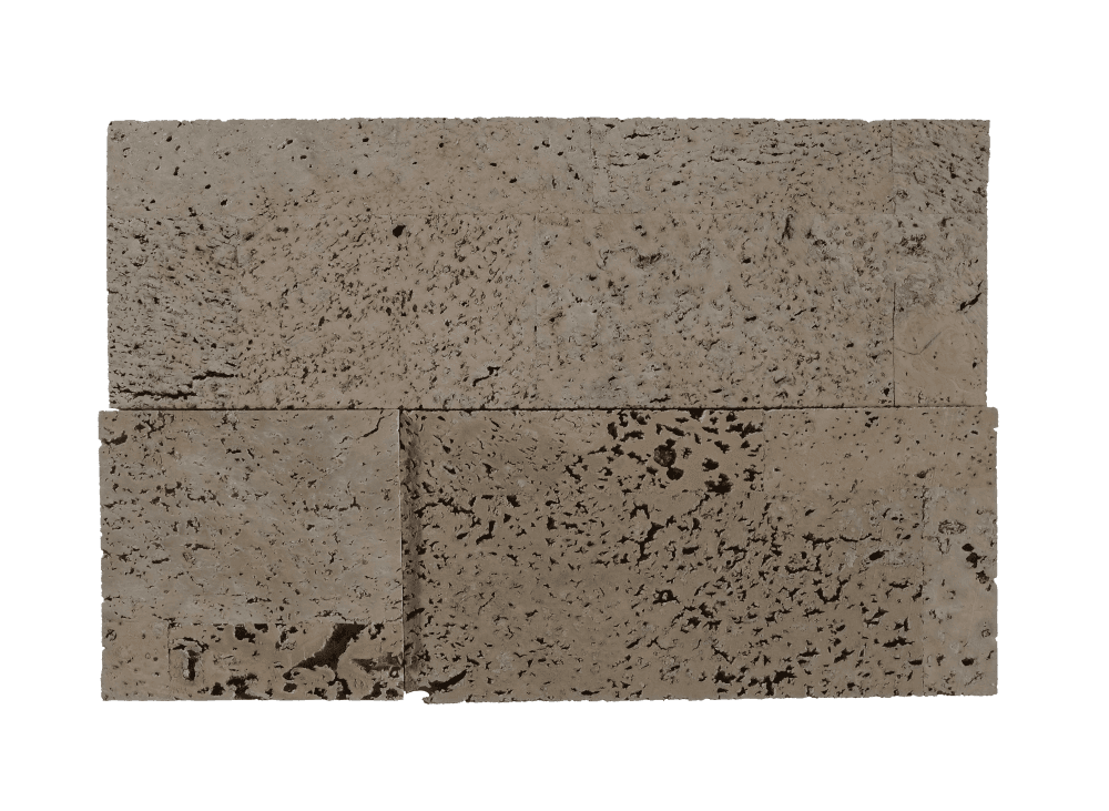 Cork Bricks 3D Ivory