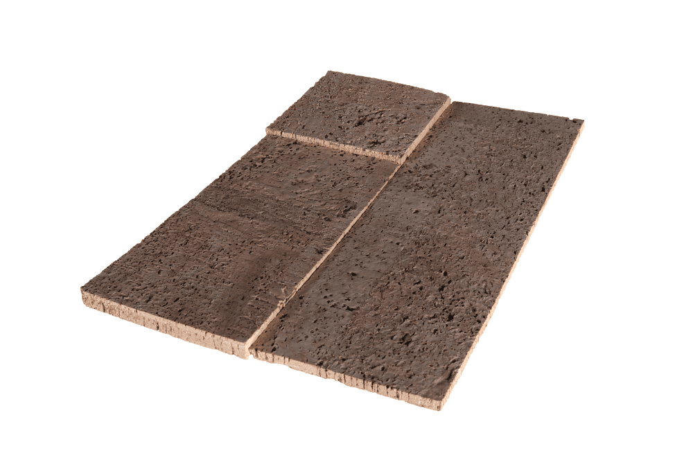 Cork Bricks 3D Natural perspektywa