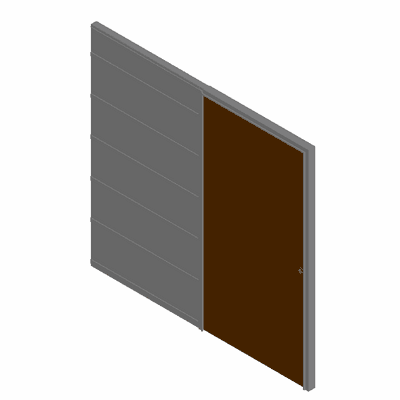 Kaseta Syntesis LINE pojedyncza do ściany murowanej 100mm