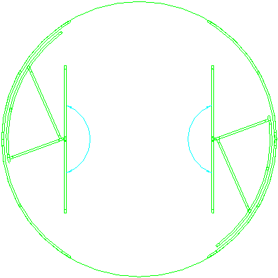 widok z góry - pozycja ewakuacyjna