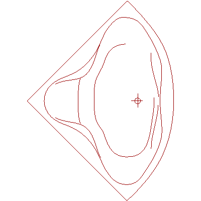 Wanny narożne symetryczne