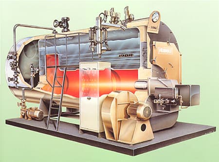 Wysokociśnieniowy kocioł pary Vapoprex 3G schemat