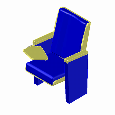 Seats for cinemas, theatres, conferences, auditoriums