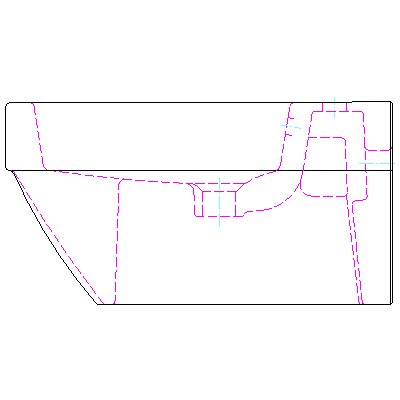 Bidet wiszący #227415 Design by Duravit
