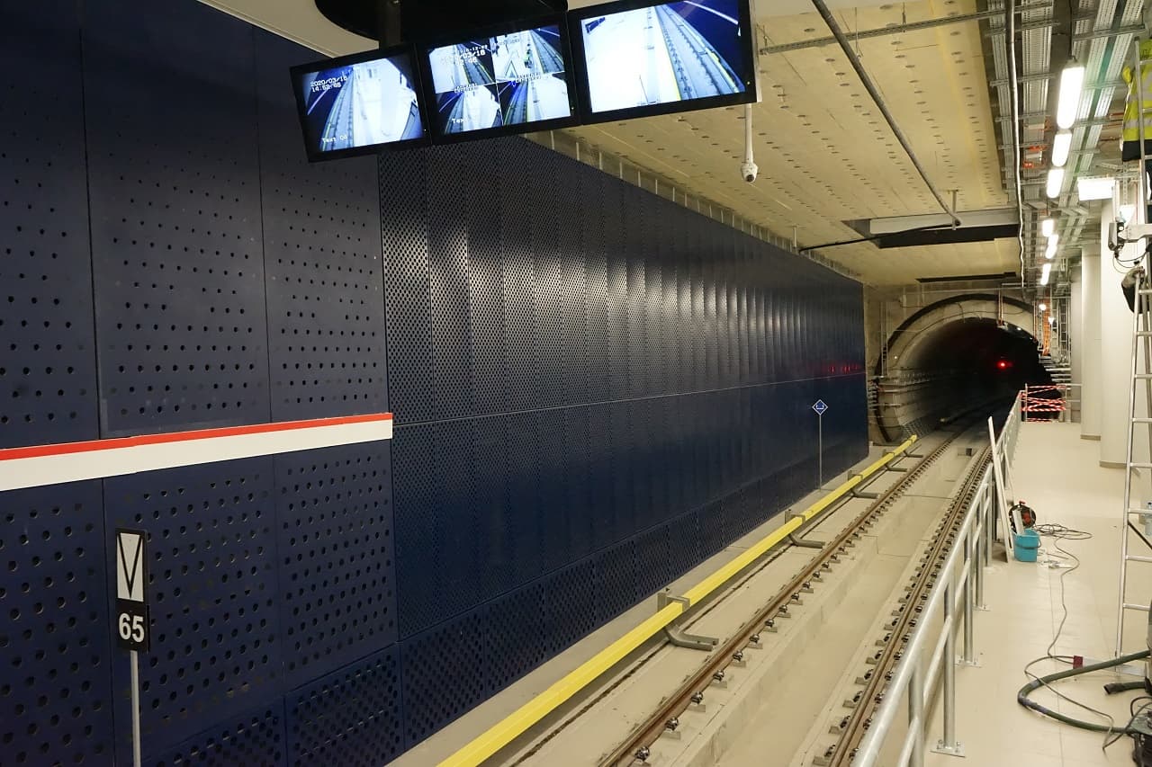 METRO C7 STACJA MŁYNÓW - systemy BSP FTF, KCS i KWRW