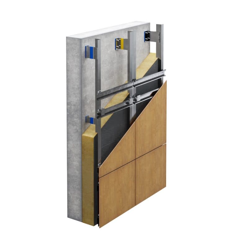 SYSTEM ZACZEPOWY PODKONSTRUKCJI DO ELEWACJI WENTYLOWANEJ KWRW