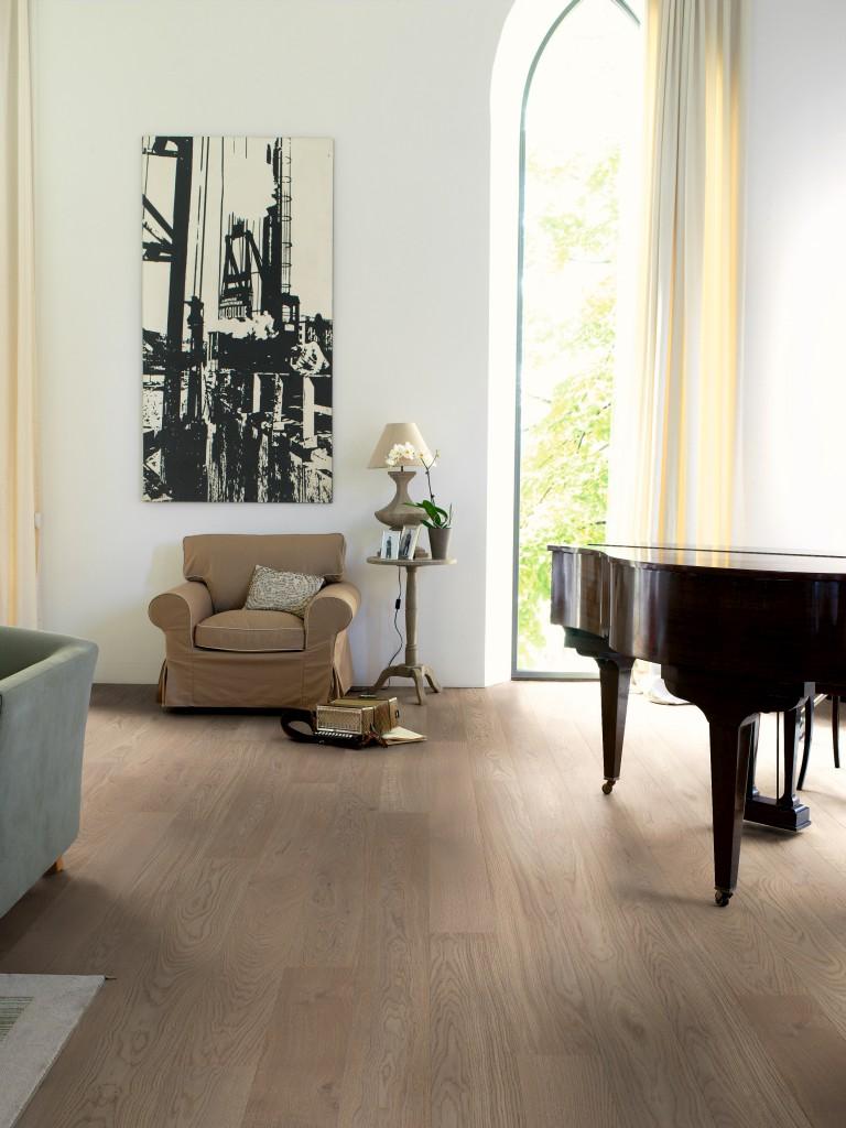 DĄB COBBLESTONE SZARY EKSTRA MATOWY, DESKA ( COM 3107 )