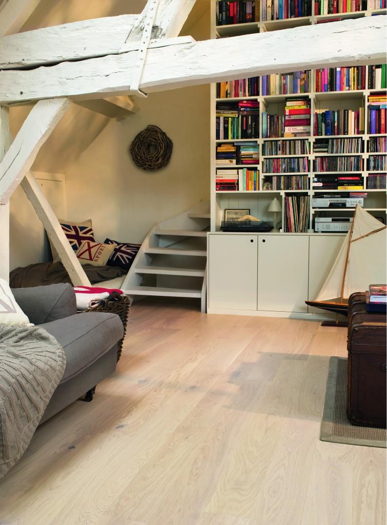 DĄB BAWEŁNIANY BIAŁY MATOWY, DESKA ( COM 1451 )