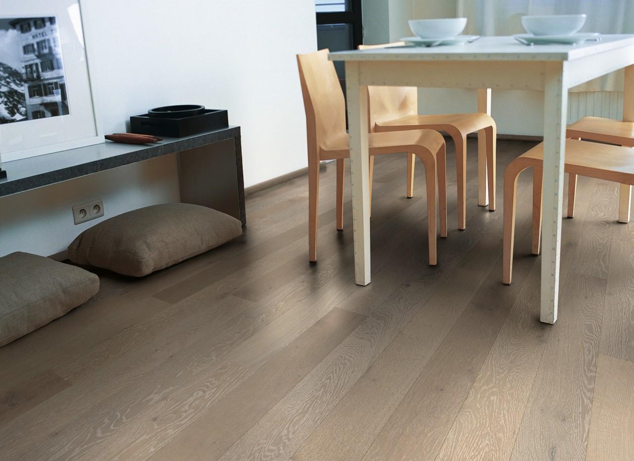 DĄB ŚNIEŻNY BIELONY EKSTRA MATOWY, DESKA ( COM 3099 )