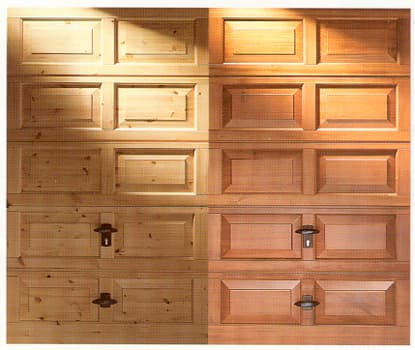 Z kasetonami, drewniane