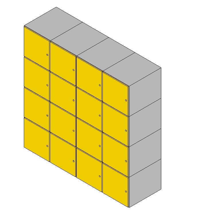 Safety deposit locker PRESTIGE_D_HPL_set