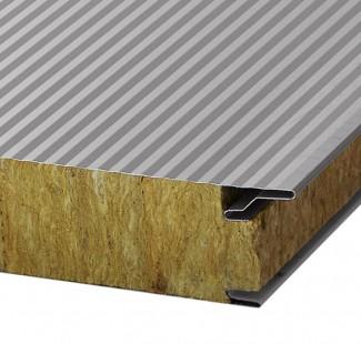 Płyty warstwowe z rdzeniem z wełny mineralnej ścienne z ukrytym mocowaniem (MW-W-PLUS)