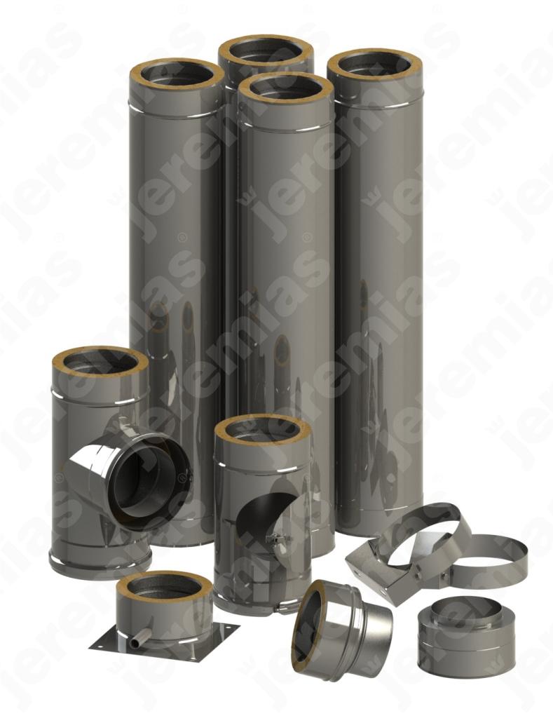 2.1.-4 DW-ECO - zestaw (4 rury) bez kołnierza