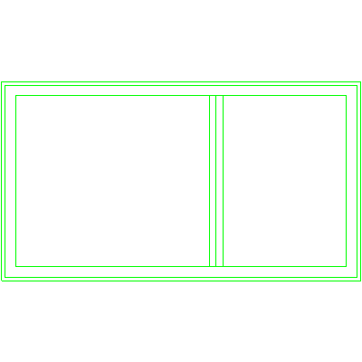 Okna dwudzielne budownictwa mieszkaniowego