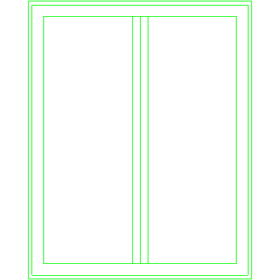 Okna symetryczne budownictwa mieszkaniowego