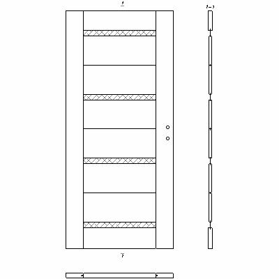 Drzwi wewnątrzlokalowe FIORI W02P V04