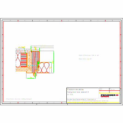 Ościeżnica wąska - ściana betonowa