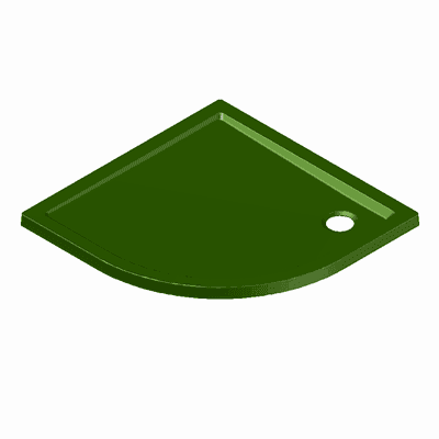 Brodzik Zürich 280 90x90 (DA88)