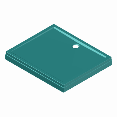 Brodzik Davos 293 120x100 (DA49)