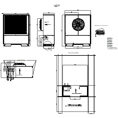 Rewersyjne-Powietrzne pompy ciepła LA