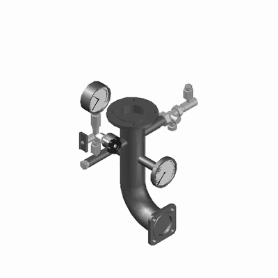 DN 65 boiler safety valve assembly