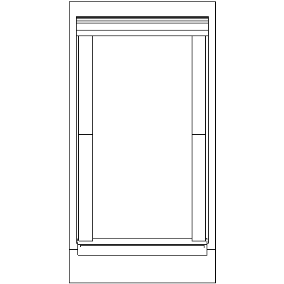 VELUX - GLU-0051B - size 780x1400 (MK08) - Flashing Visible - TOP