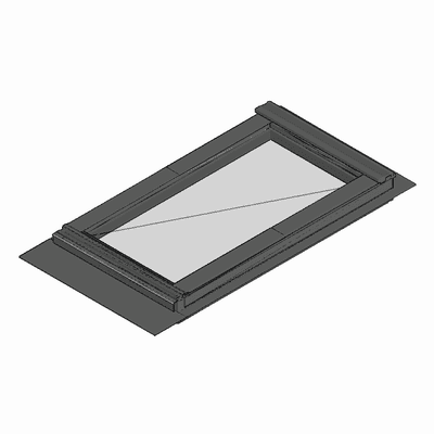 VELUX - GLU-0051B - size 780x1400 (MK08) - Flashing Visible - 3D