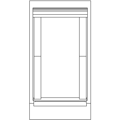 VELUX - GLU-0051B - size 660x1180 (FK06) - Flashing Visible - TOP