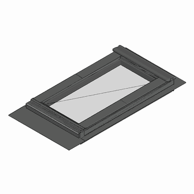 VELUX - GLU-0051B - size 660x1180 (FK06) - Flashing Visible - 3D