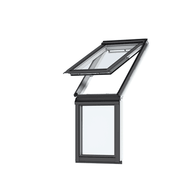 Okno montowane w ściance kolankowej do połączenia z oknem do poddaszy VFE