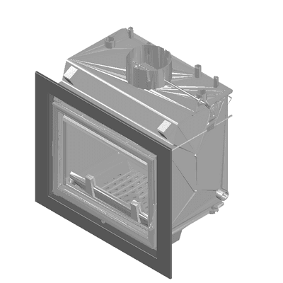 Kominki z płaszczem wodnym - linia DECO