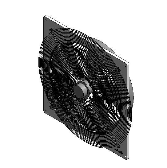 Wentylatory osiowe do zabudowy w przegrodach