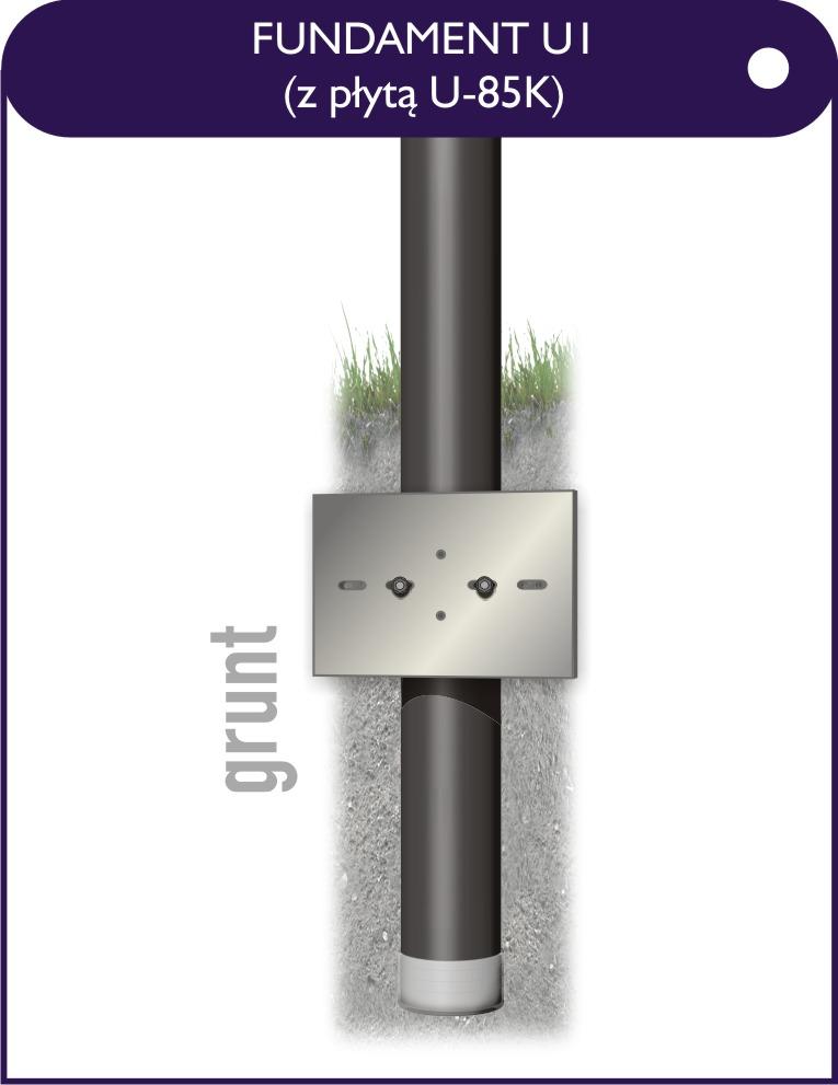 Fundament UI (z płytą U-85K)