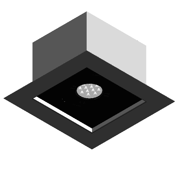 COMA A Nowoczesna oprawa typu downlight na źródła światła LED