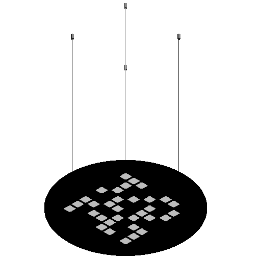 Plik OBJ - MOSAIC ROUND