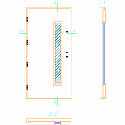 SATURN 04S1 external door