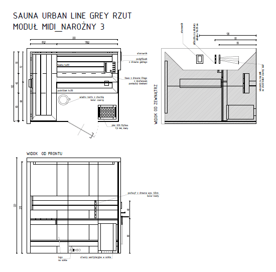 SAUNA URBAN LINE GREY_PROJEKTANT