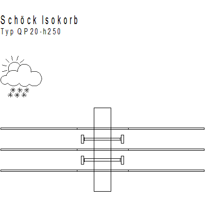Schoeck Isokorb thermal insulation connector, Type QP QP20
