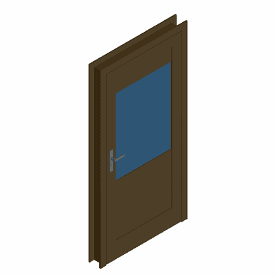 Drzwi wewnętrzne panelowe Sergio bezprzylgowe