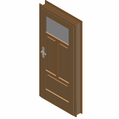 Drzwi wewnętrzne drewniane  Castel Ościeżnica D F.4.1