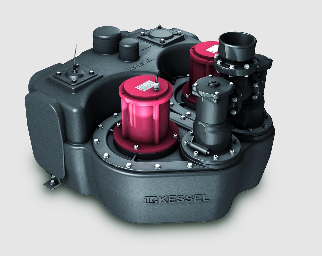 Urządzenie dwupompowe 1,1 kW, 400V, z zasuwą odcinającą