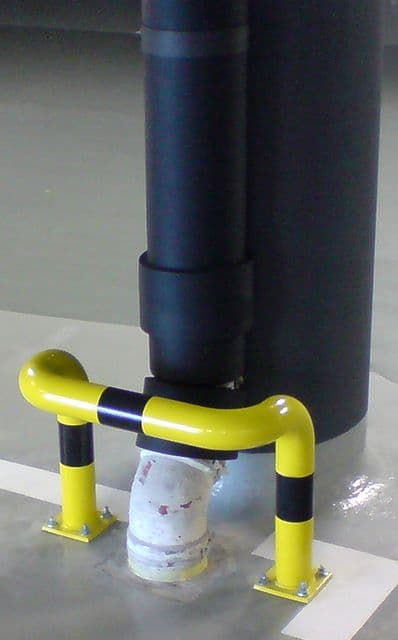 Odbojnice skrzynkowa do zabezpieczenia spustu kanalizacyjnego