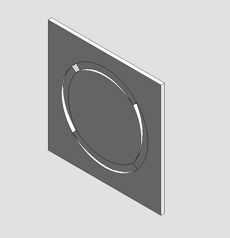 Tangential design grille