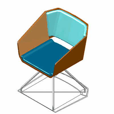 Fotele, krzesła biurowe WOODI