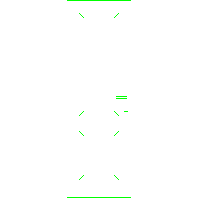 Model D4 - drzwi pełne proste