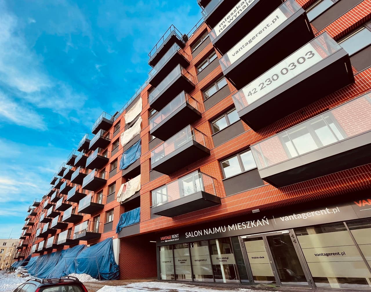 Łódź - budynek wielorodzinny ul. Tuwima